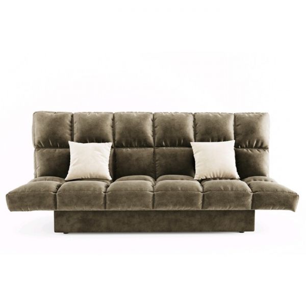 Диван прямой «Клик кляк», ППУ, механизм книжка, цвет селфи 01 / подушки селфи 03