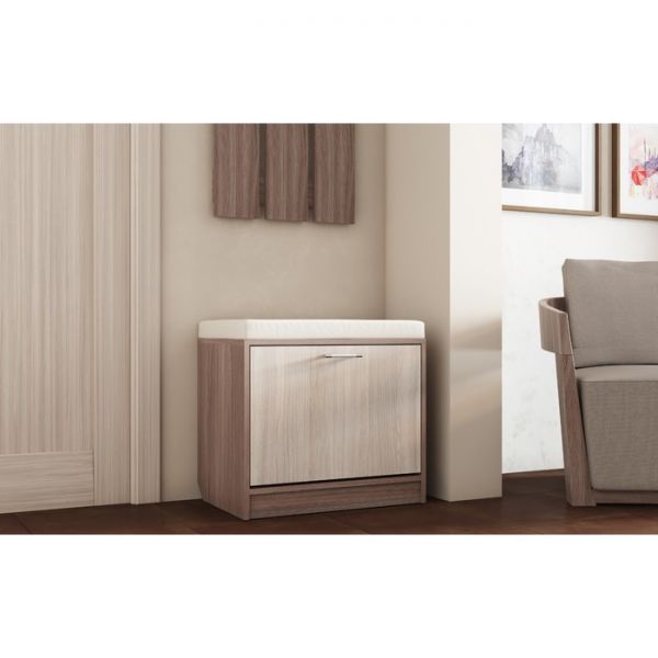 Обувница Об-3 560х600х400 Ясень Шимо Светлый/темный