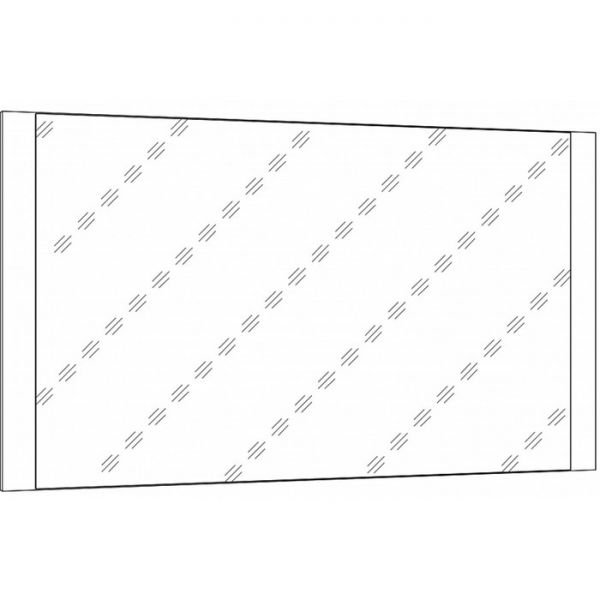 Зеркало навесное НМ 011.91, 888х20х504 Дуб Бунратти