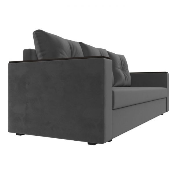 Диван прямой «Атланта лайт», без стола, еврокнижка, велюр, цвет, цвет бежевый