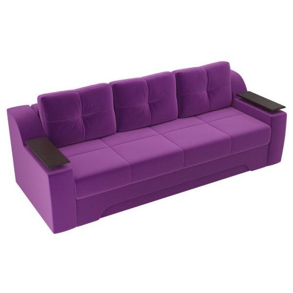 Диван прямой «Сенатор», механизм еврокнижка, экокожа, цвет бежевый