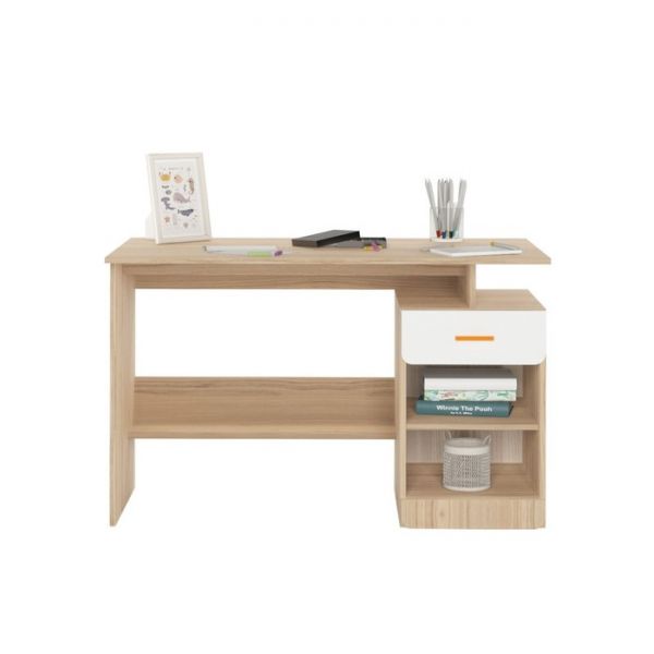 Стол письменный «Кот 17», цвет туя светлая / белый