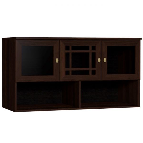 Шкаф навесной Sherlock 4, 1199 ? 400 ? 633 мм, цвет орех шоколадный