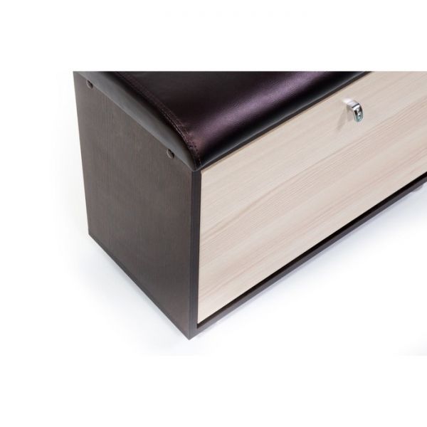 Обувница МС 1(221), 620х300х460, Венге/Ясень/Баклажан