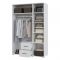 Шкаф Victor, 3 створчатый, с ящиками, цвет белый