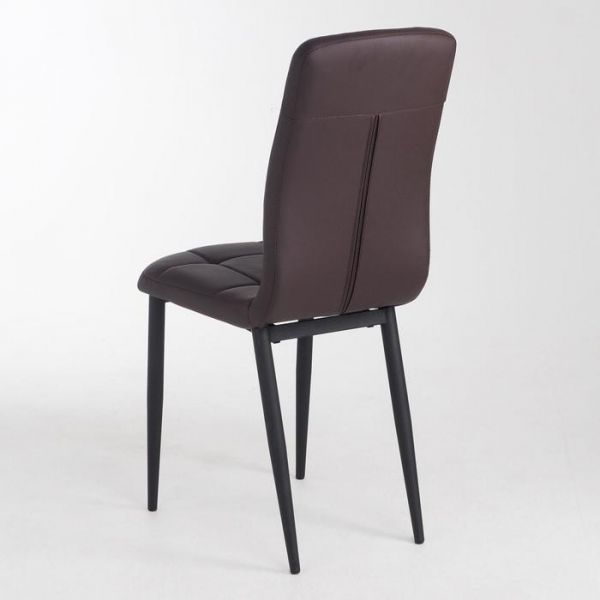 Стул "Квадро" Металл черный/AERO кремовый