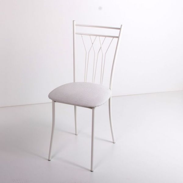 Стул на металлокаркасе Премьер СТ белый/шоколадный