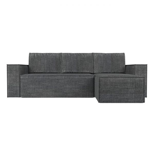 Угловой диван «Куба», механизм еврокнижка, рогожка, цвет бежевый