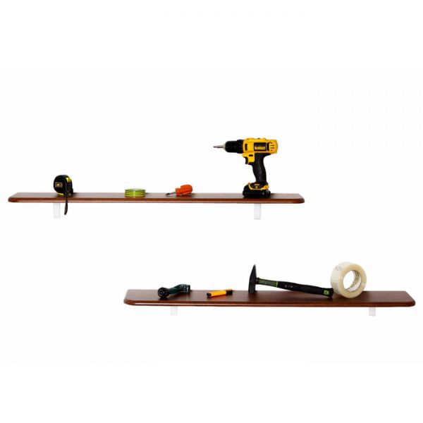 Комплект полок «Сочи 1020» (2 шт), 1020 ? 185 ? 16 мм, цвет дуб белёный