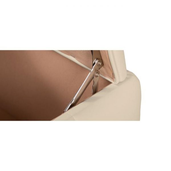 Квадратный пуф «Алеро», 540 ? 540 ? 400 мм, экокожа, цвет взбитые сливки