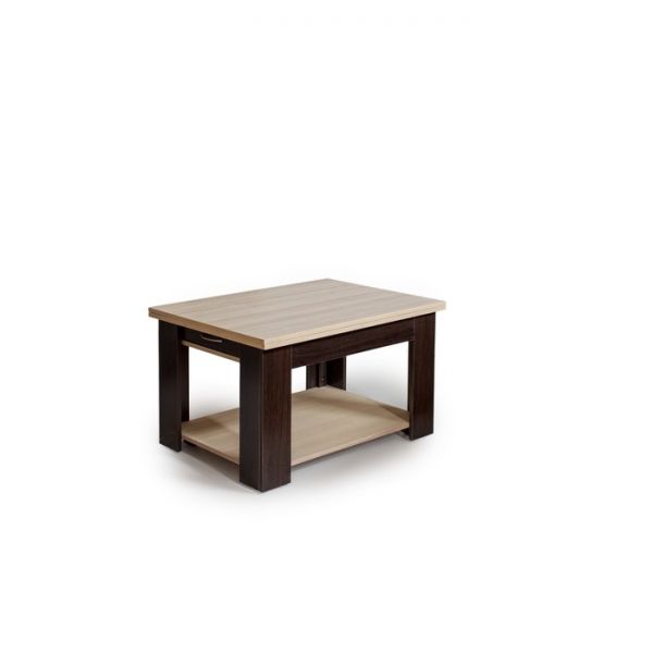 Стол-трансформер СЖТ1, 900(1300)х650(900)х520(750), Ясень/Венге