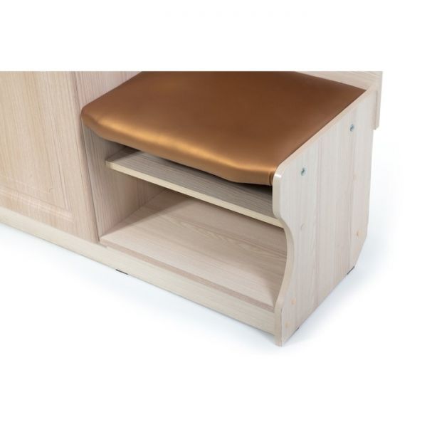 Банкетка №1, 900х430х920, Ясень/Коричневый(109)