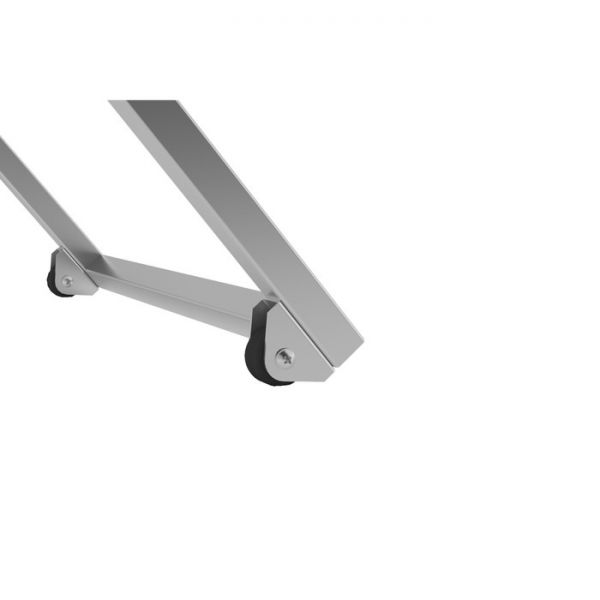 Стол трансформируемый «АНДРЭ Хром», 850 (1102) ? 550 (850) ? 575 (725) мм, цвет белый