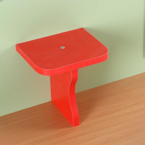 Парикмахерская 800х300х1100, ЛДСП, корпус - бук, фасады - цветные