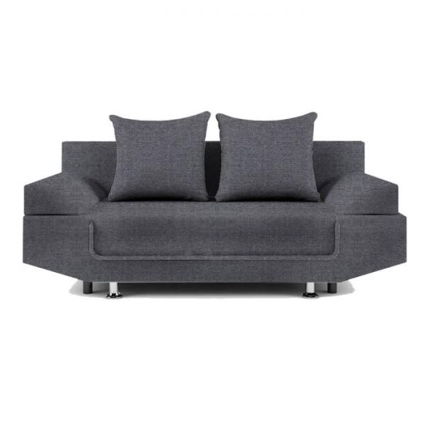 Диван «Анюта», еврокнижка, рогожка, цвет savana plus dimrose / savana plus yellow