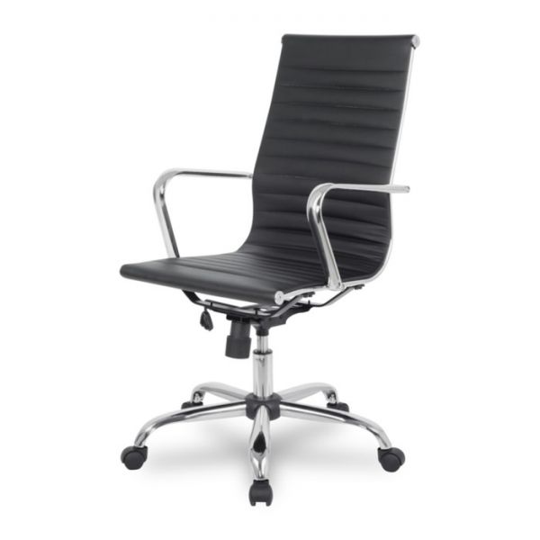 Кресло College H-966L-1, чёрное