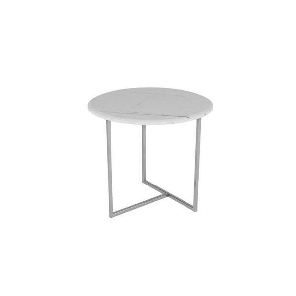 Стол журнальный «Альбано», 550 ? 550 ? 500 мм, МДФ, цвет серый мрамор