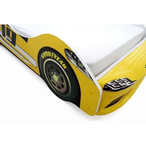 Кровать-машина Бельмарко «Супра желтая»