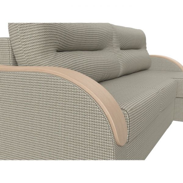 Угловой диван «Дарси», механизм еврокнижка, рогожка, цвет корфу 02