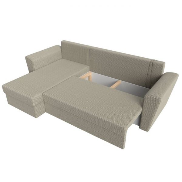 Угловой диван «Амстердам лайт», еврокнижка, правый угол, цвет корфу 02