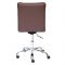 Кресло ZERO экокожа, коричневый 36-36