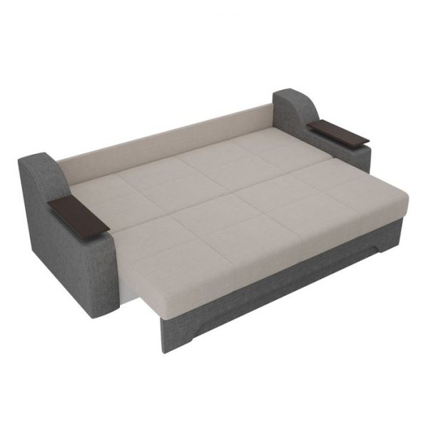 Диван прямой «Сенатор», механизм еврокнижка, экокожа, цвет бежевый