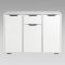 Комод 1 ящик 3 створки Пифагор-3 ACA (1Я3С) навесной/напольный 1150х400х820 Белый матовый