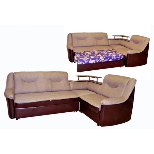 Диван-кровать угловой ткань «Непал» Гранд 7