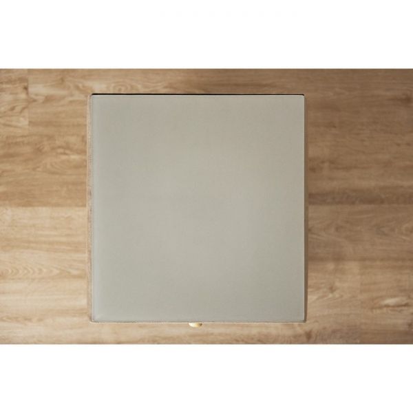 Тумба «Олимпия», 2 ящика, стекло, велюр, цвет velutto 05