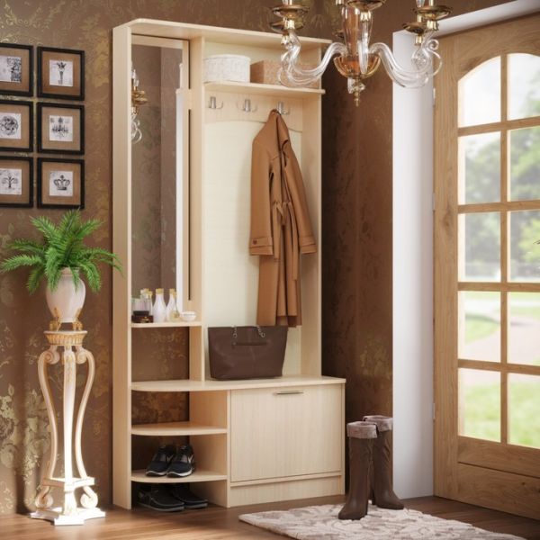 Прихожая Саша 13, 2005х960х362, Дуб млечный