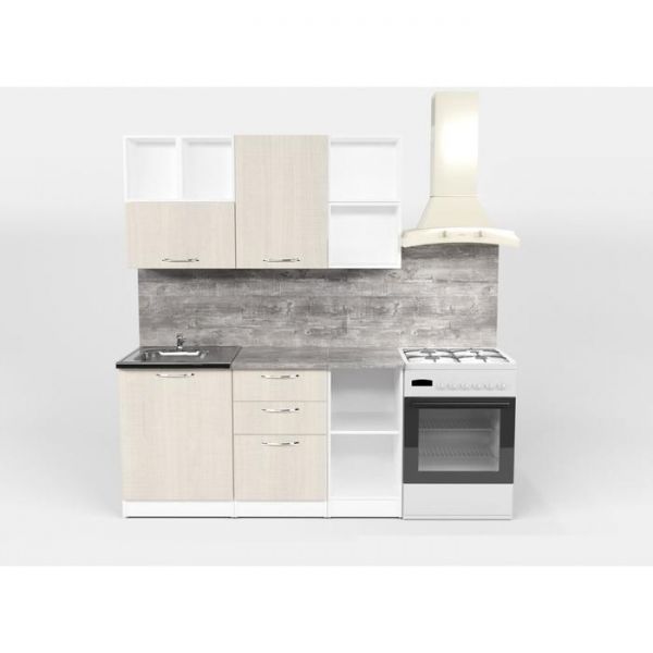 Кухонный гарнитур Лариса нормал 3 1500 мм