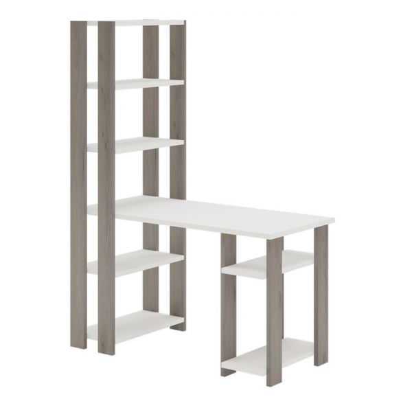 Компьютерный стол, 1300 ? 650 ? 1800 мм, цвет белый