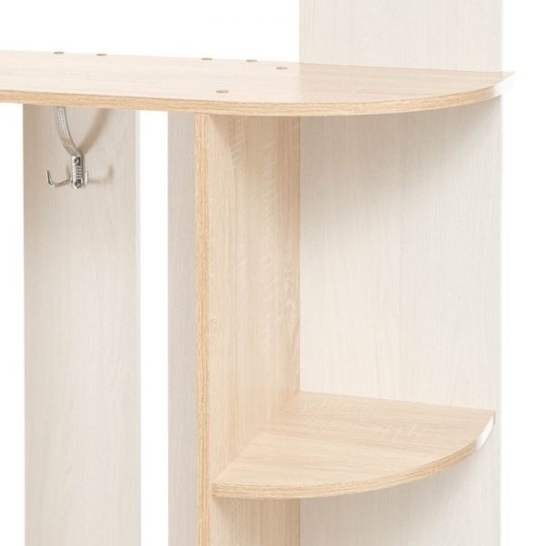 Прихожая Есения -1  2100х1500х360, Дуб сонома/Анкор светлый