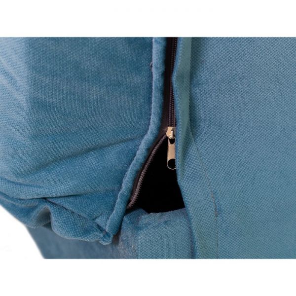 Прямой диван «Осло», механизм книжка, велюр, цвет серый