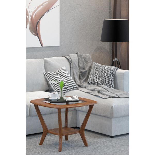 Стол журнальный «Мельбурн», 650 ? 650 ? 500 мм, цвет белый