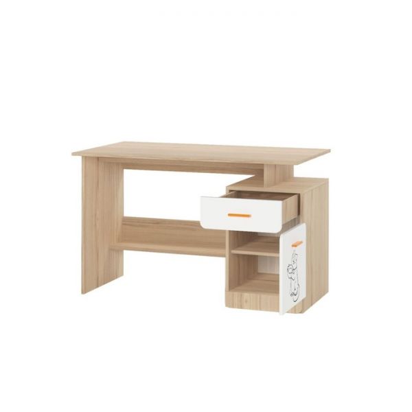 Стол письменный «Кот 17», цвет туя светлая / белый