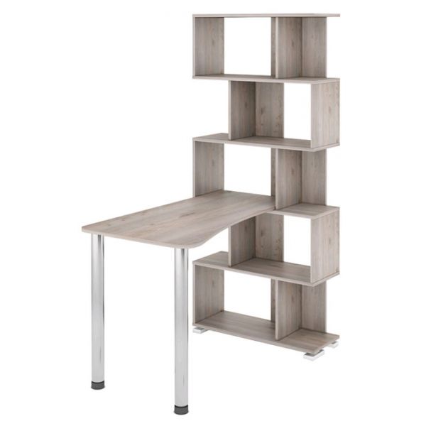 Стол-стеллаж «СЛ 5СТ 2», 750 ? 1182 ? 1731 мм, цвет карамель / венге / карамель