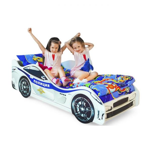 Детская кровать-машина «Полиция»