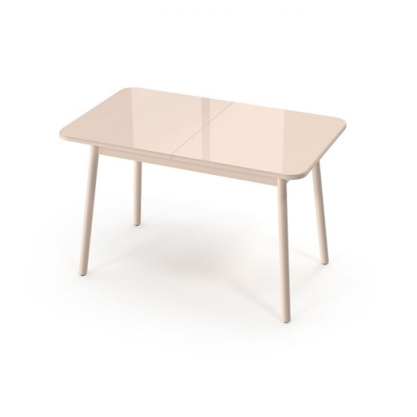 Стол раздвижной SUPER, 1150 (1450) ? 700 ? 720 мм, цвет бежевый / ножки В1 бежевые