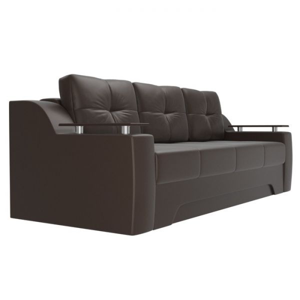 Диван прямой «Сенатор», механизм еврокнижка, экокожа, цвет бежевый