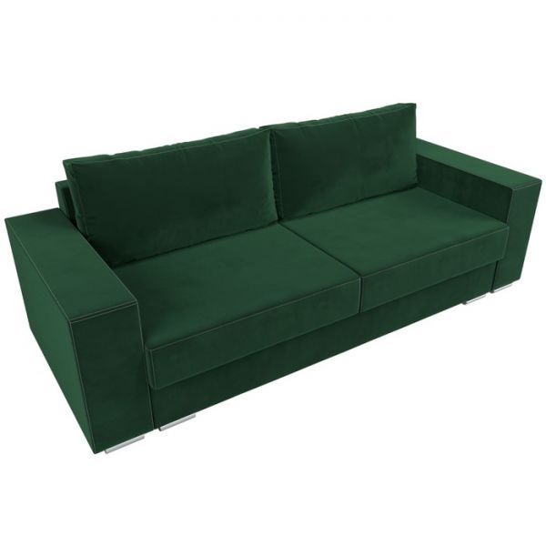 Прямой диван «Исланд», велюр, цвет бежевый