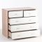 Комод 5 ящиков  900х480х800 дуб сонома/белый