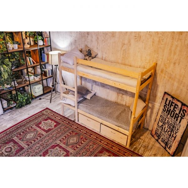 Двухъярусная кровать «Т2», 70 ? 160 см, цвет сосна