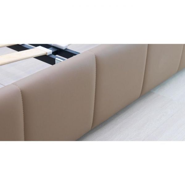 Кровать Хлоя, 1600х2000, ортопедическое осн+ПМ, Капучино