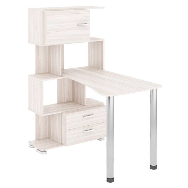 Стол-стеллаж «СЛ-5-4СТ-2», с ящиками, 750 ? 1182 ? 1395 мм, цвет карамель