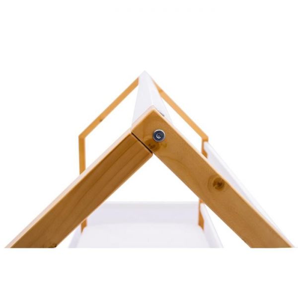 Детская кровать-домик Монтессори Бельмарко Svogen дерево-белый