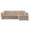 Угловой диван «Бостон», механизм дельфин, велюр, цвет бежевый