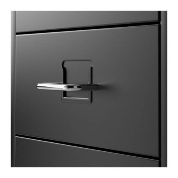 Тумба с ящиками на колёсах, цвет чёрный ХЕЛЬМЕР