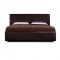 Кровать «Космопорт» без ПМ, 140х200 см, встроенное основание, цвет коричневый