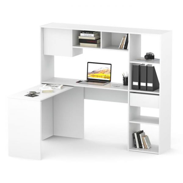 Письменный стол «СПм-24», 1644 ? 356 ? 1479 мм, цвет белый